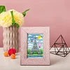 6pcs Scenery DIY Mini Round Diamond Painting Set 14x19cm