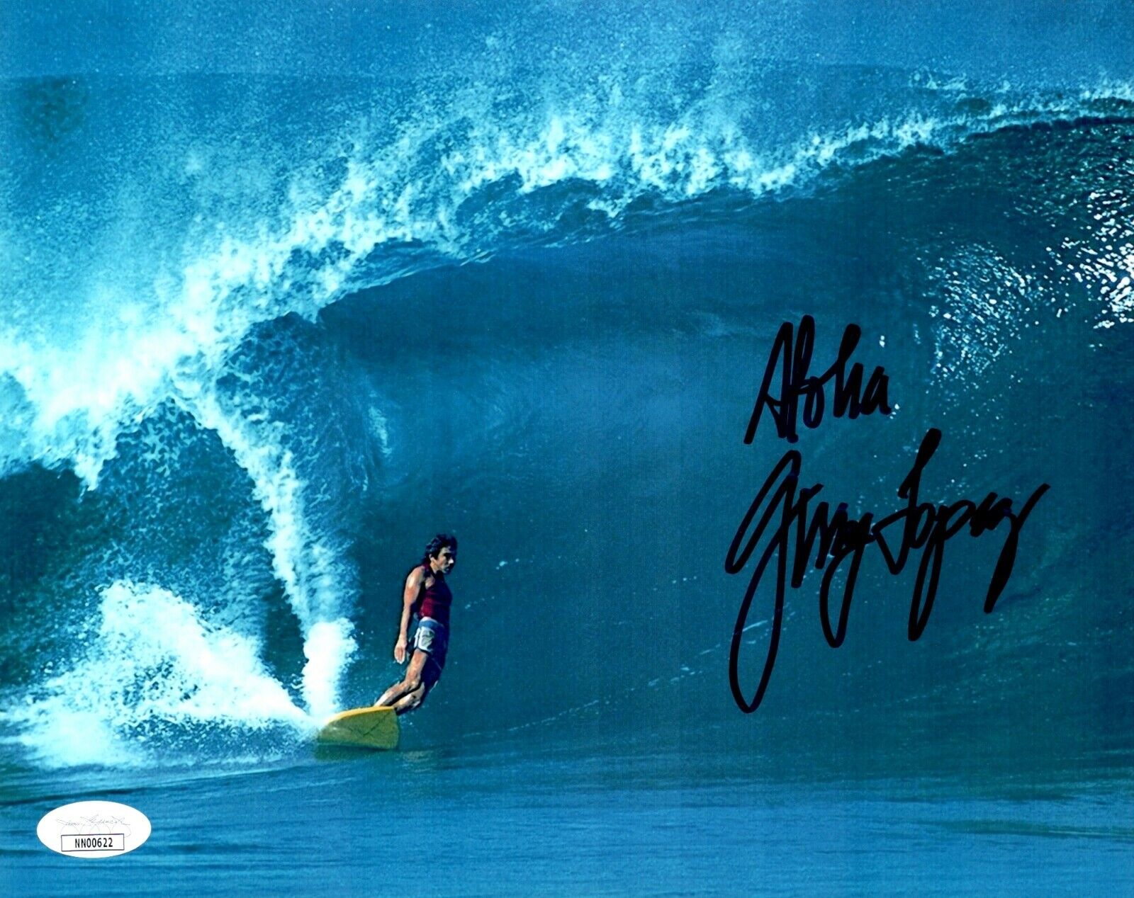 GERRY LOPEZ Signed MR. PIPELINE Surfing Legend 8x10 Photo Poster painting Autograph JSA COA Cert