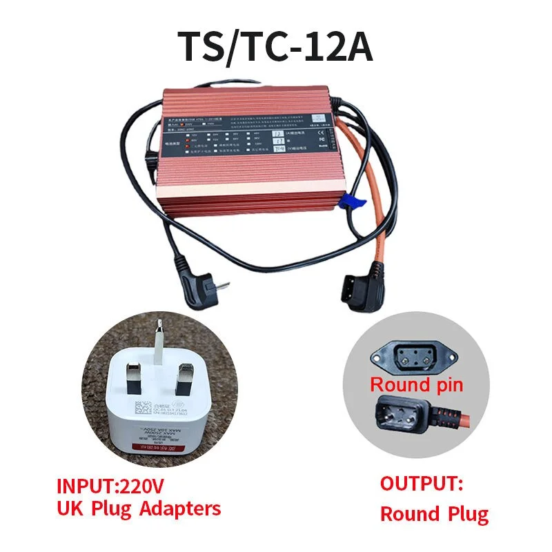 Suitable for Super SOCO TC TS TC-MAX High Current Charger 12A Fast Charging Communication Protocol Compatible