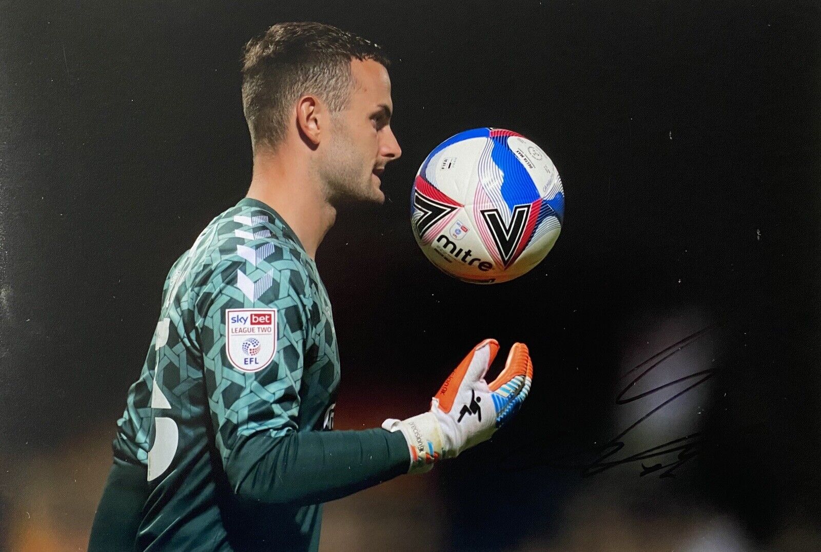 Callum Burton Hand Signed Cambridge United 12x8 Photo Poster painting