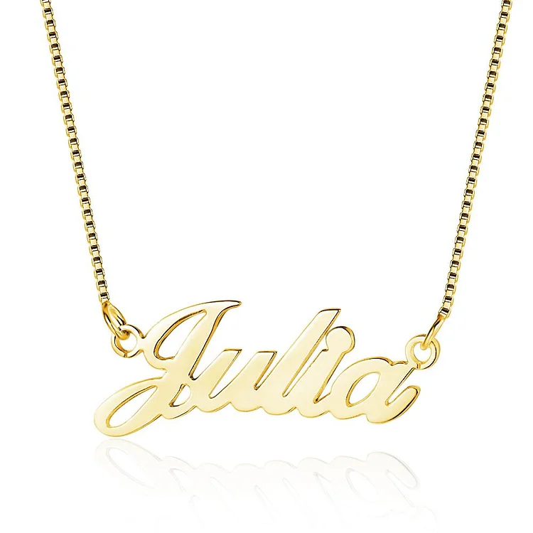 Classic Style Personalized Name Necklace Gift