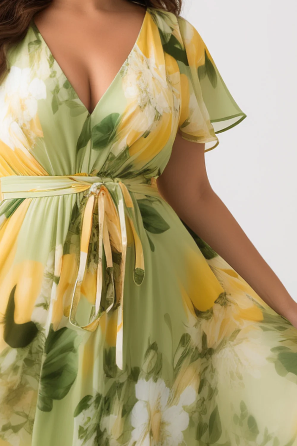 sachin and babi light blue dress Yellow Dresses | Butter Yellow Gowns main image 1