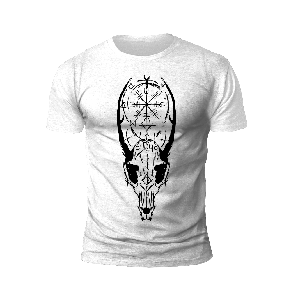 Mystic Skull: Ancient Symbols T-shirt