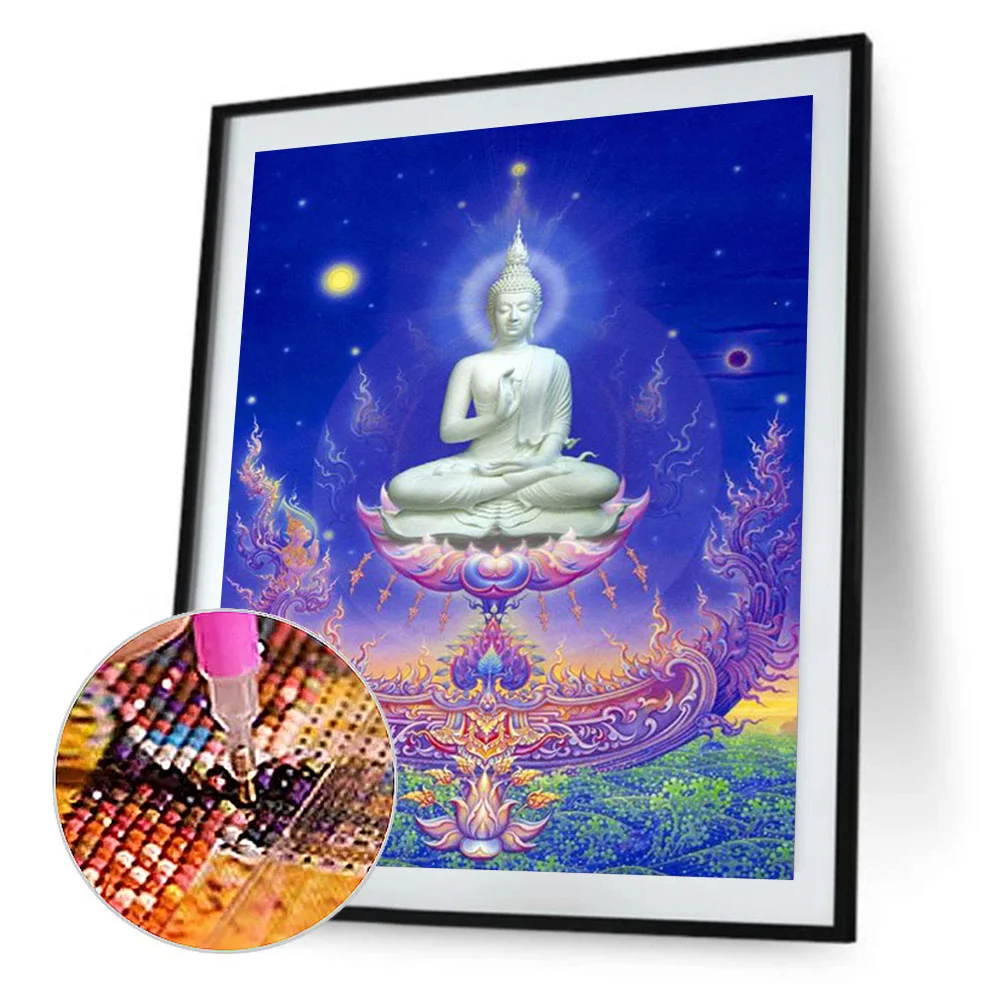 Diamond Painting - Full Round Drill - Buddha(30*40cm)