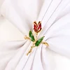 Red Rose Event Catering Napkin Ring