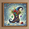 Diamond Painting - Full Round Drill - Xmas Boot(Canvas|40*40cm)