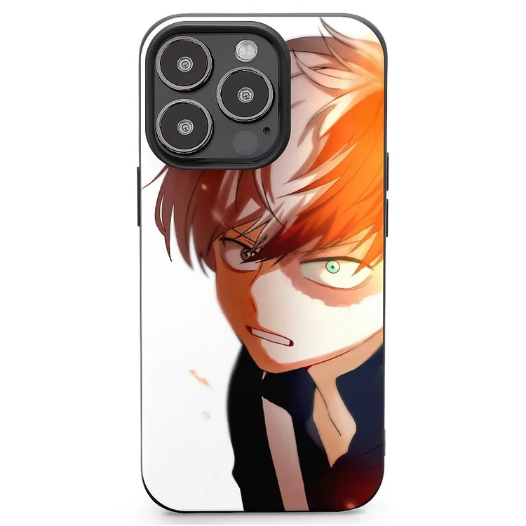 Shoto Todoroki Anime My Hero Academia Phone Case(38) Mobile Phone Shell IPhone 13 and iPhone14 Pro Max and IPhone 15 Plus Case - Heather Prints Shirts