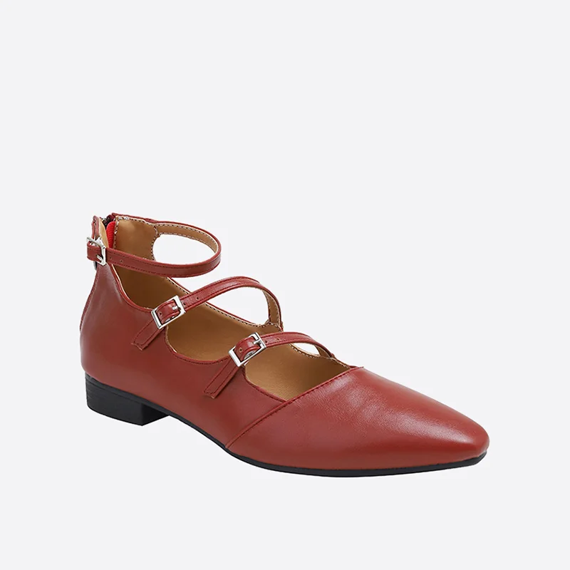 Summer Pull Up Buckle Mary Jane shoes