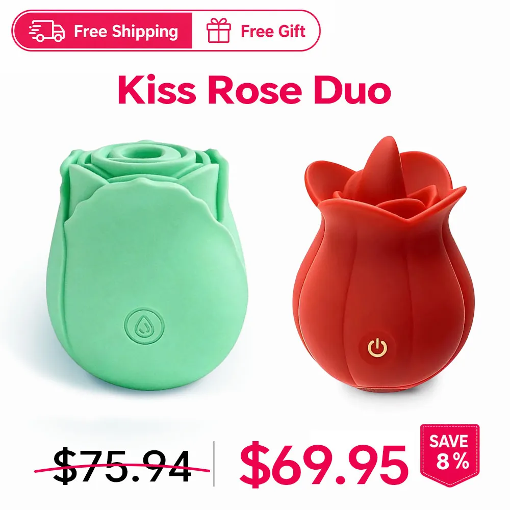 MintGlow - Luminous Original Rose Suction Toy