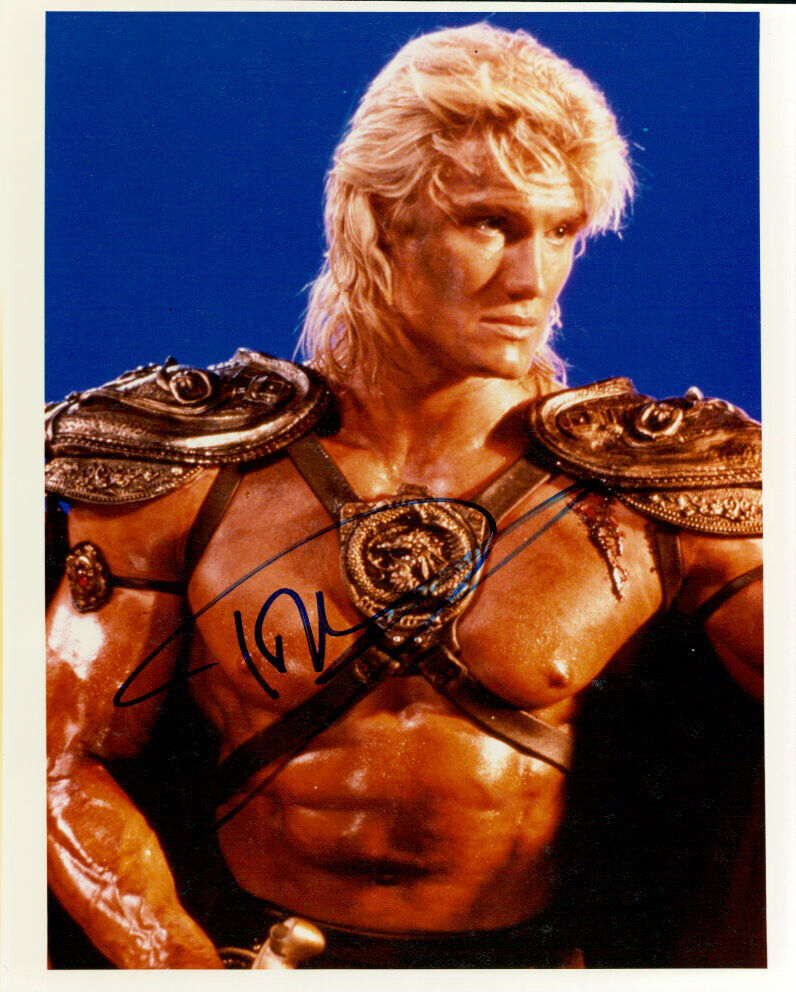 Dolph Lundgren (Masters of the Universe) signed authentic 8x10 Photo Poster painting COA