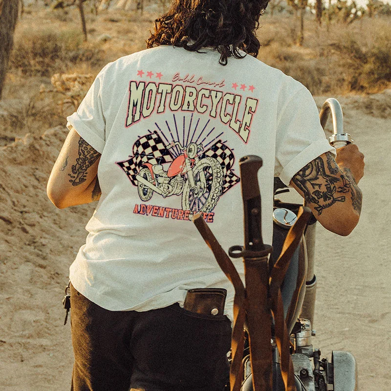MOTORCECLY ADVENTURELIFE  Print Men's T-shirt