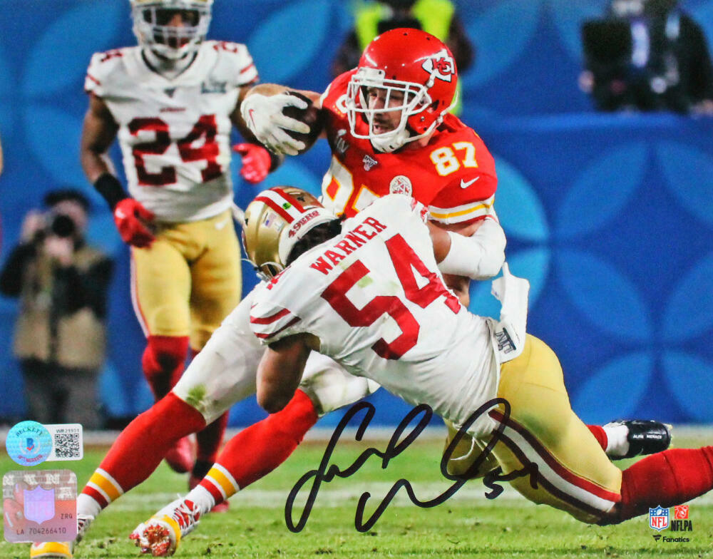 Fred Warner Signed San Francisco 49ers Tackle 8x10 Photo Poster painting-Beckett W Hologram