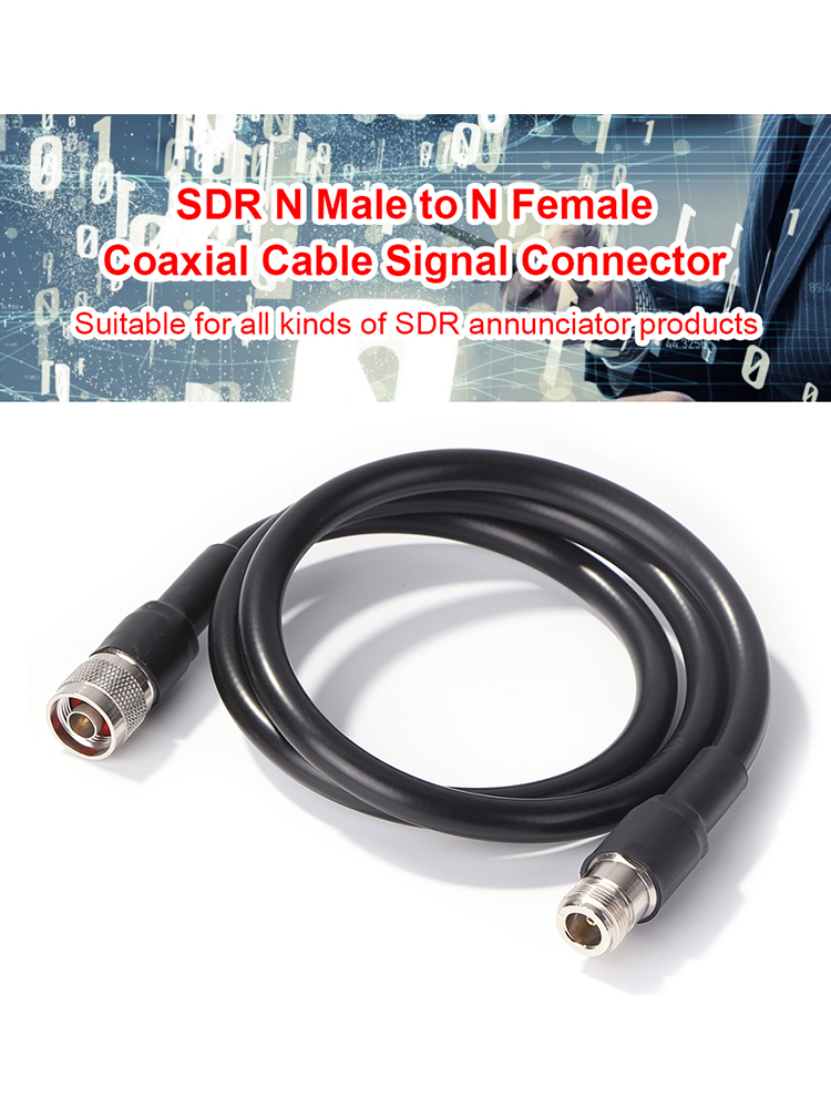 SDR N Male to N Female Coaxial Cable Signal Connector GEL400 Dipole Antenna