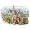 (Stamped/Counted) Castle-14CT Cross Stitch 50*38cm/19.69*14.96in