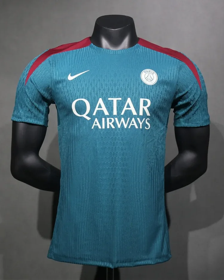 24-25 Player Edition Paris Saint-Germain Lake Green Training Jersey
