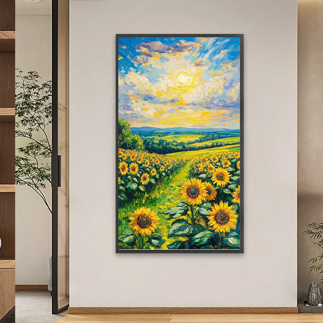 Sunflowers 5D Full Round Drill DIY Diamond Painting Kit for Adults 40x70CM