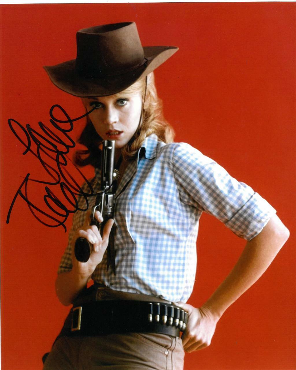 Jane Fonda Signed Authentic Autographed 8x10 Photo Poster painting BECKETT #U15190