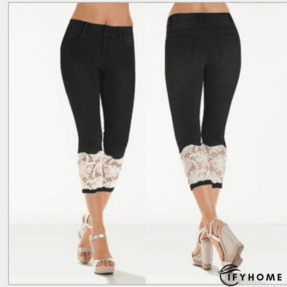 Denim Lace Jeans | IFYHOME