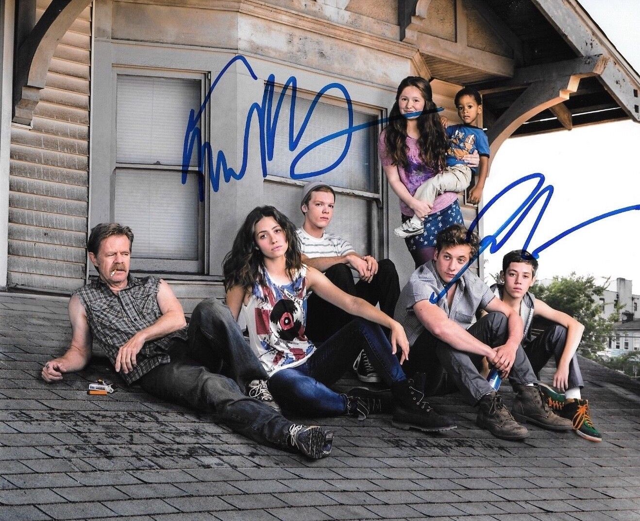 * JEREMY ALLEN WHITE & EMMA KENNEY * signed 8x10 Photo Poster painting * SHAMELESS * 6