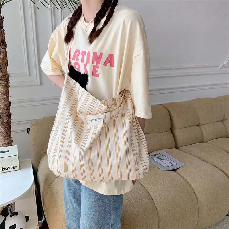 13165 Western Style Fashionable Leopard Print Crossbody Bag Large Capacity Single Shoulder Shopping Bag Fashion Canvas Bag For Women Fashion