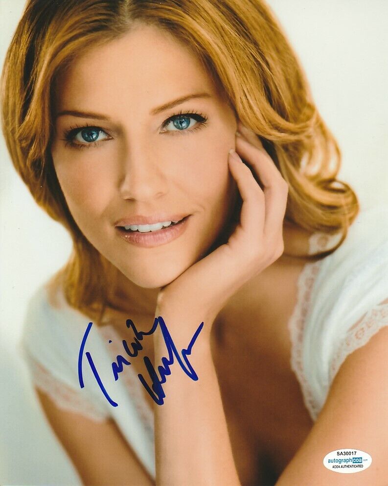 *SEXY* TRICIA HELFER SIGNED 8x10 Photo Poster painting #4 BATTLESTAR GALACTICA LUCIFER ACOA COA