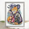 Cat Castle-14CT Stamped Cross Stitch 27*34cm/10.63*13.39in tapestrymarket