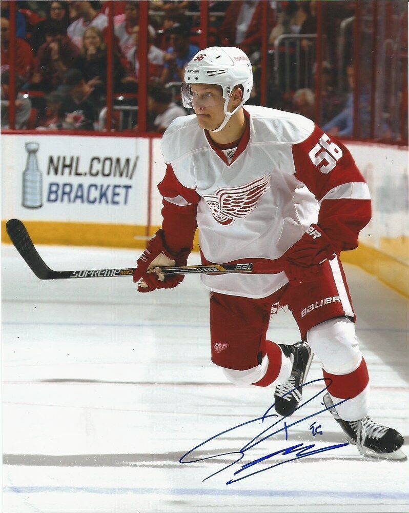 Detroit Red Wings Teemu Pulkkinen Autographed Signed 8x10 NHL Photo Poster painting COA