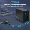 SODOLA 8-Port 2,5Gb Web Managed Switch mit 10G SFP , Aluminium-Kühlung & Magnetfüßen – LACP/QoS/VLAN/IGMP Verwaltbarer Multi-Gigabit Switch für Homelab & Professionelle Netzwerke