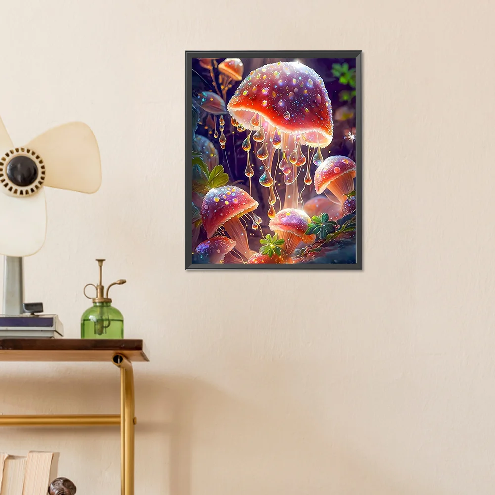 Diamond Painting - Full Round Drill - Mushroom(Canvas|40*50cm)