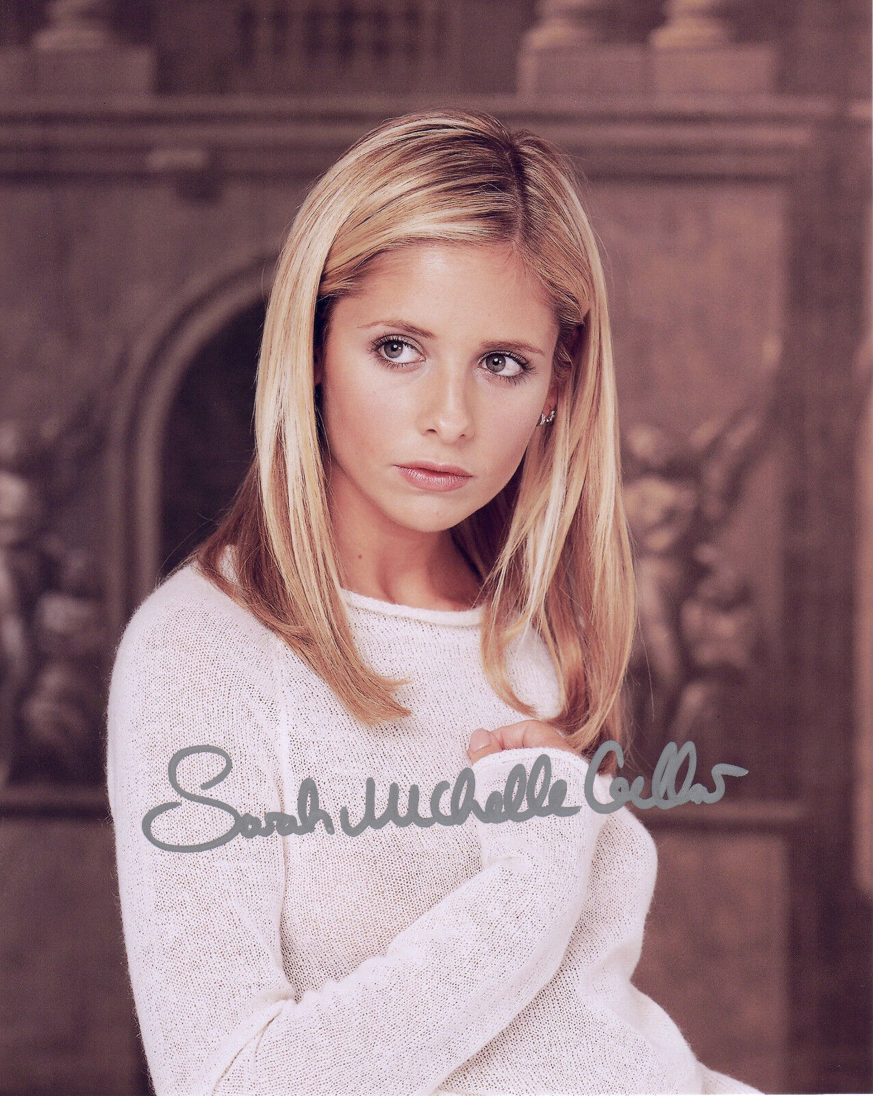 SARAH MICHELLE GELLAR AUTOGRAPH SIGNED PP Photo Poster painting POSTER 39