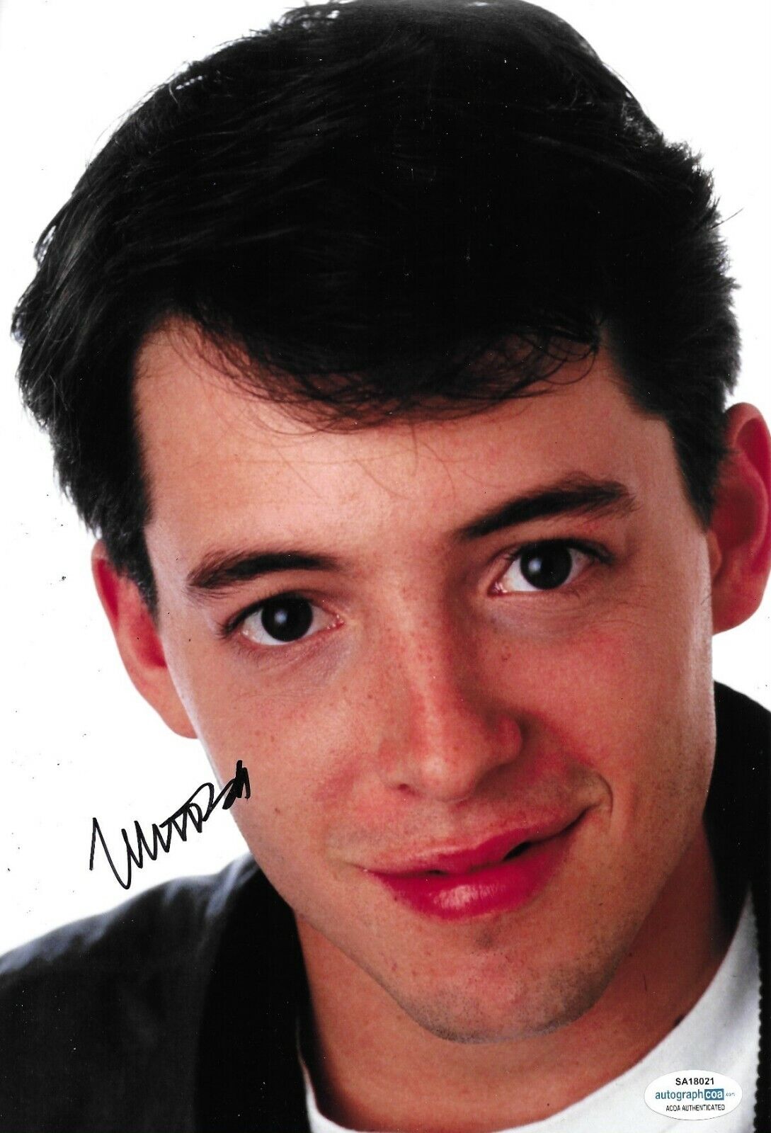 Matthew Broderick Signed Ferris Buellers Day Off 12x8 Photo Poster painting AFTAL ACOA