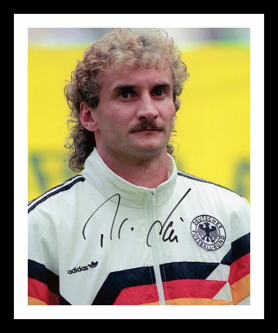 Rudi Voller - West Germany Autographed Signed & Framed Photo Poster painting