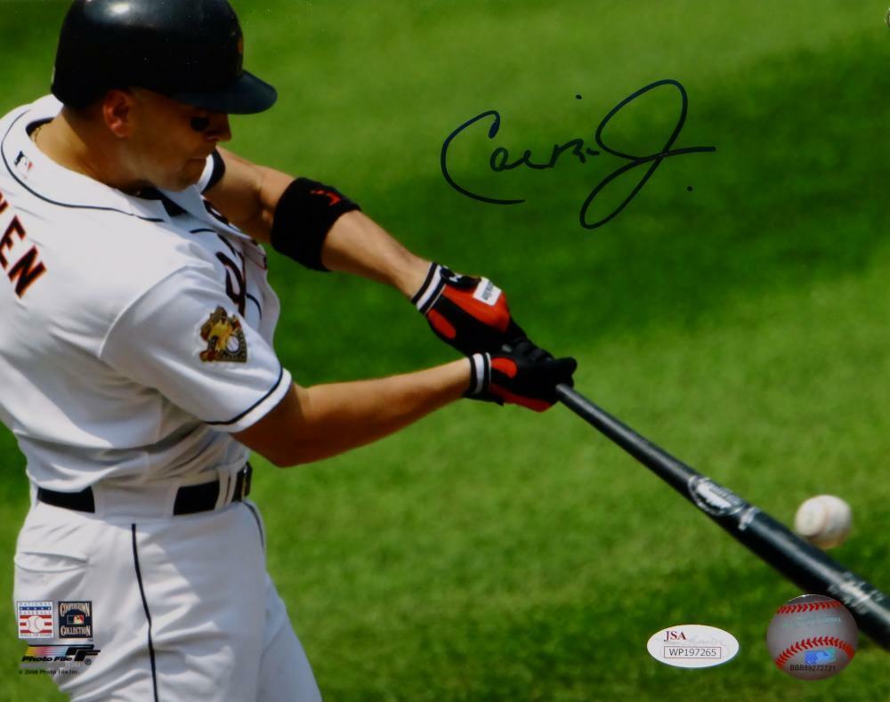 Cal Ripken Jr Signed Baltimore Orioles 8x10 Batting PF Photo Poster painting- JSA W Auth *Blue