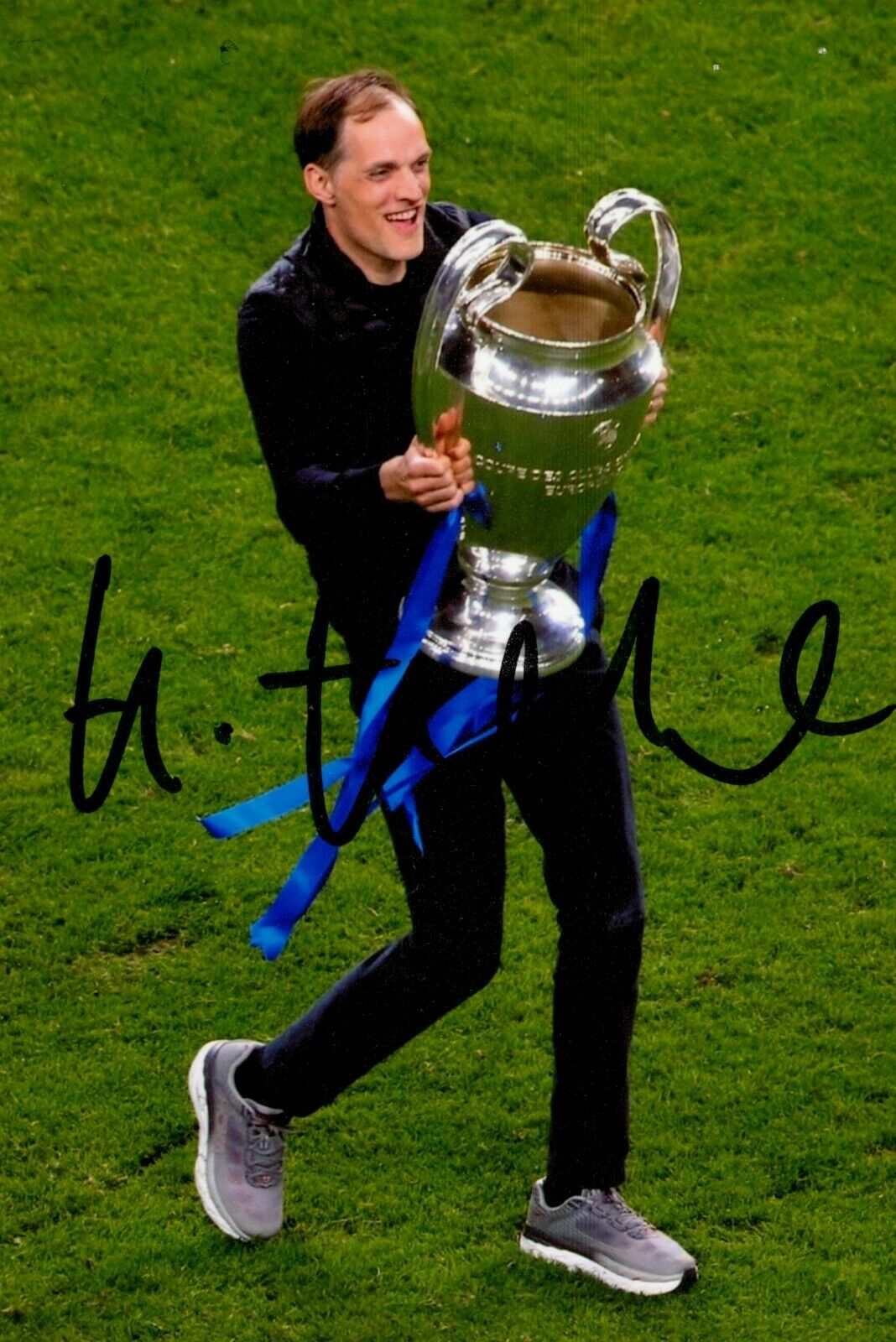 DAMAGED Thomas Tuchel Signed 6x4 Photo Poster painting Chelsea Manager Genuine Autograph + COA