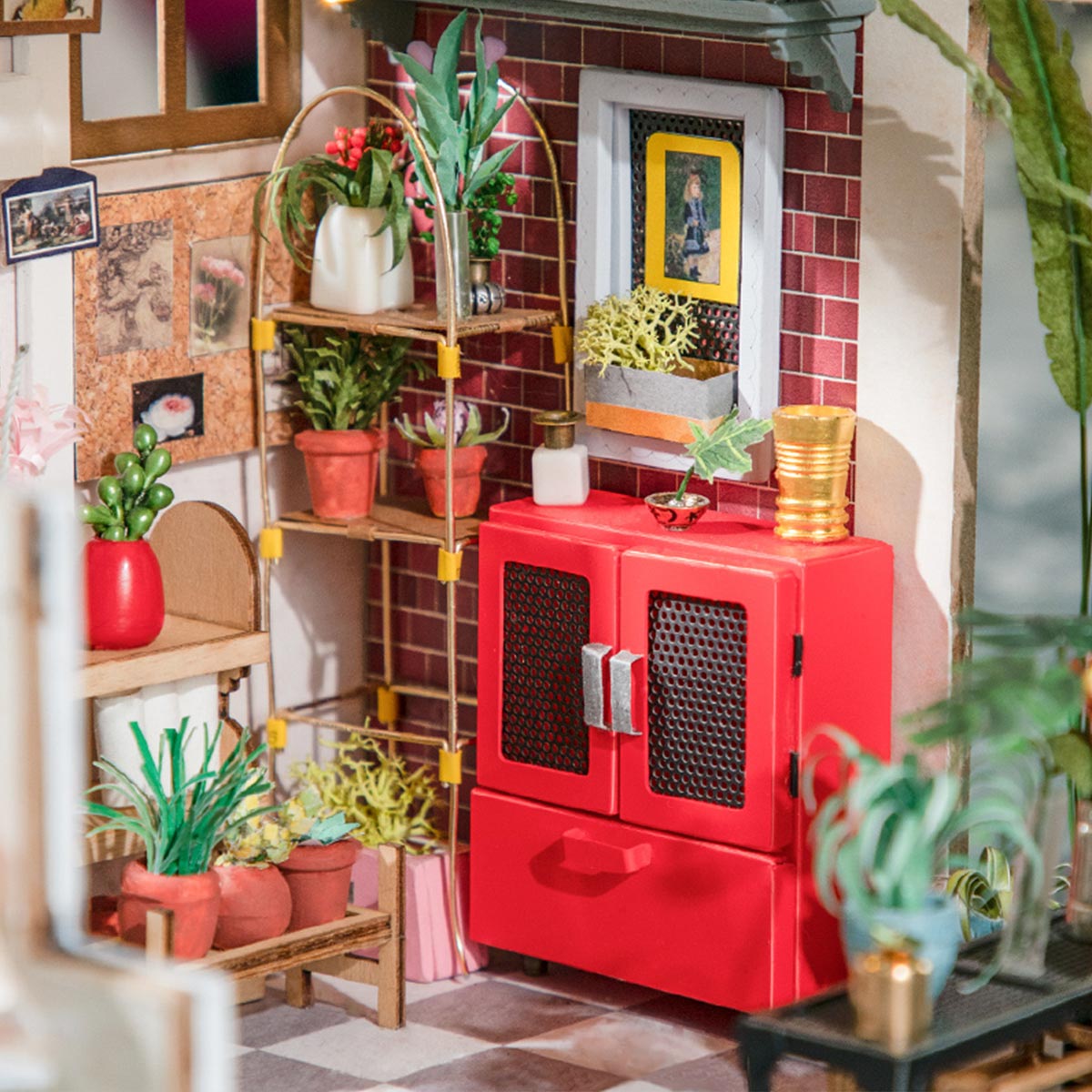 DIY Miniature Dollhouse - Happy Corner Series Carl's Fruit Shop  DG142/DG143/DG145 Rolife Sparetime