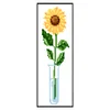 Bead Embroidery - Partial Printed 9CT Sunflower(26x10 CM)
