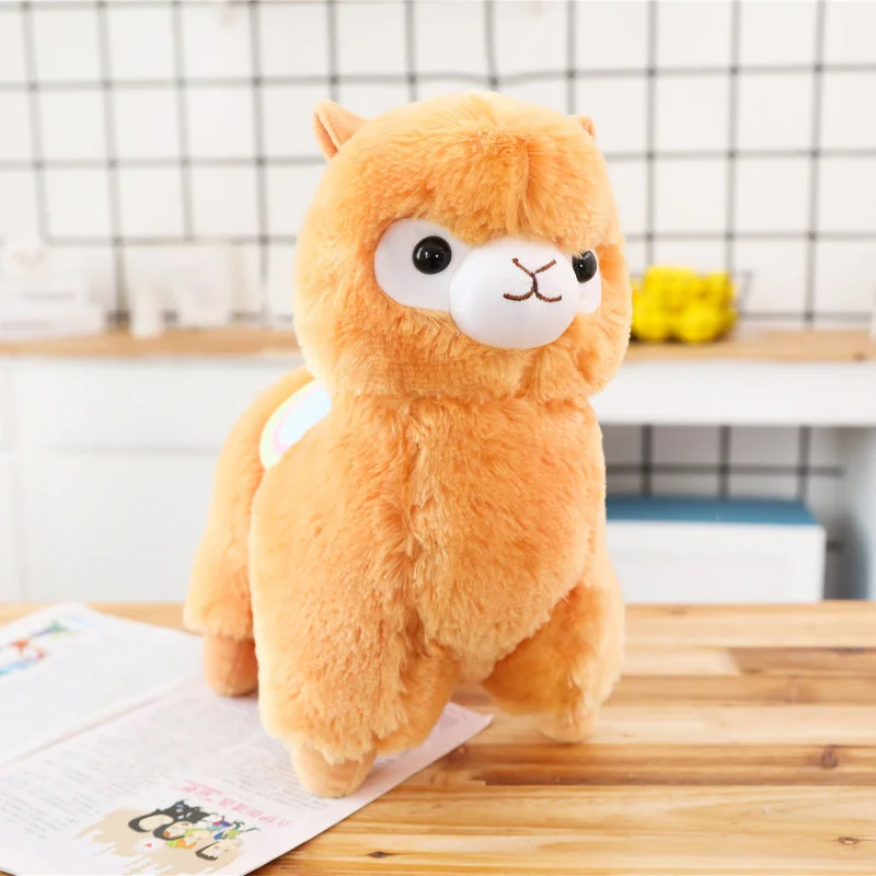 Cuteeeshop Alpaca with Saddle  Stuffed Animal Kawaii Plush Pillow Squish Toy