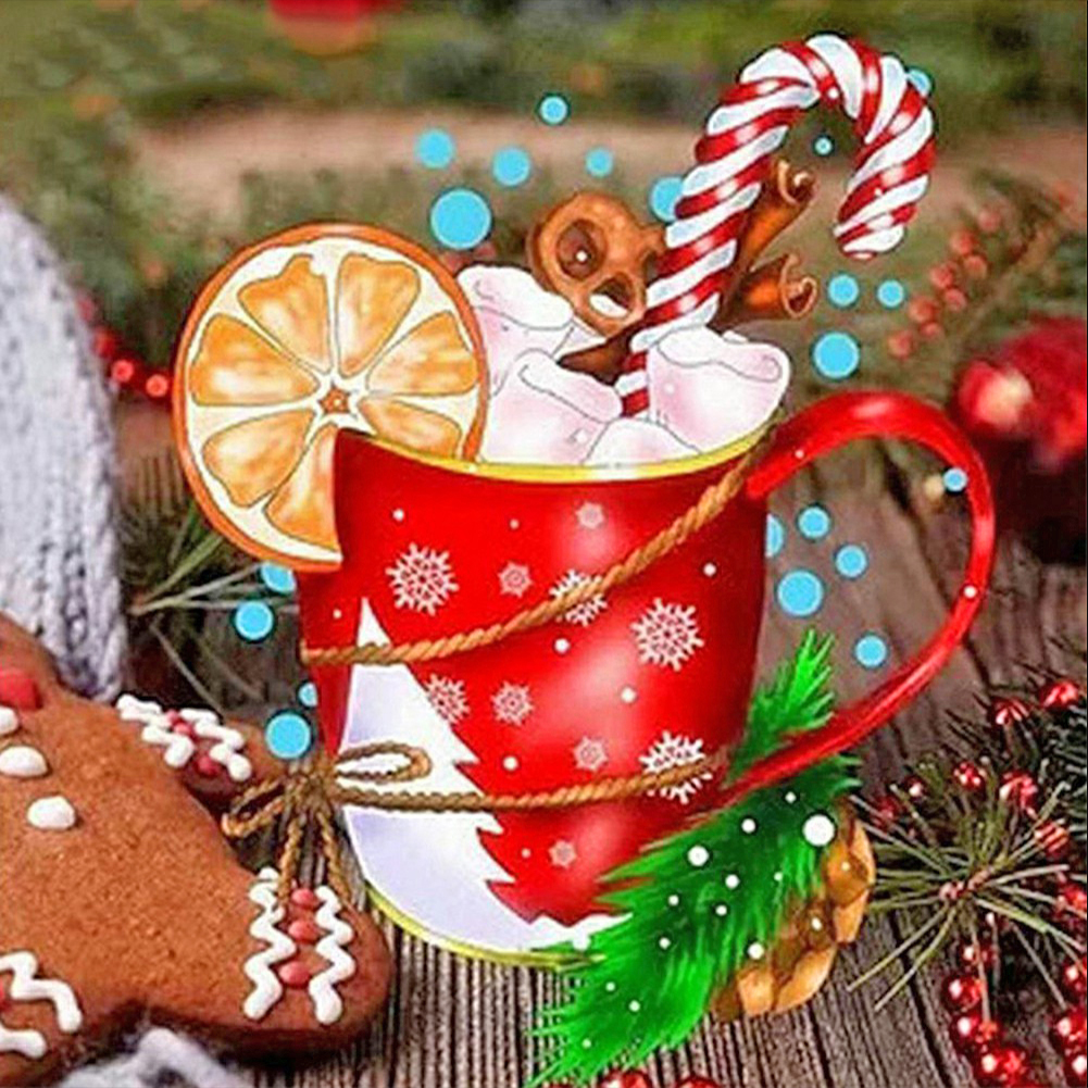 

Warm Drink - Square Drill Diamond Painting - 30*30CM, 501 Original