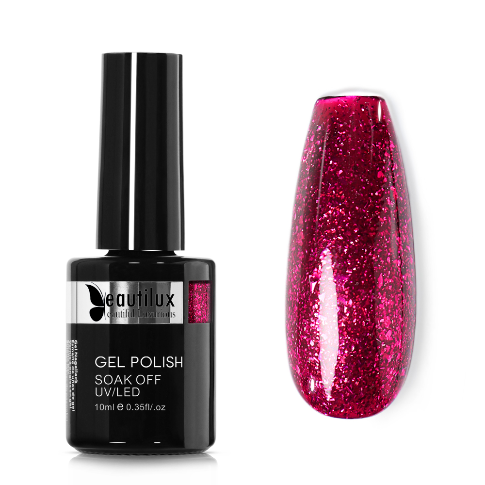 NAIL GEL GLITTER COLOR| PLATINUM | PT-07