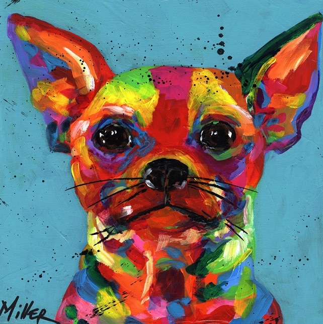 

Colorful Chihua Dog – Paint By Numbers - 40*50CM, 501 Original