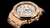 Pink Gold Silver-Toned Dial CHRONOGRAPH 41mm