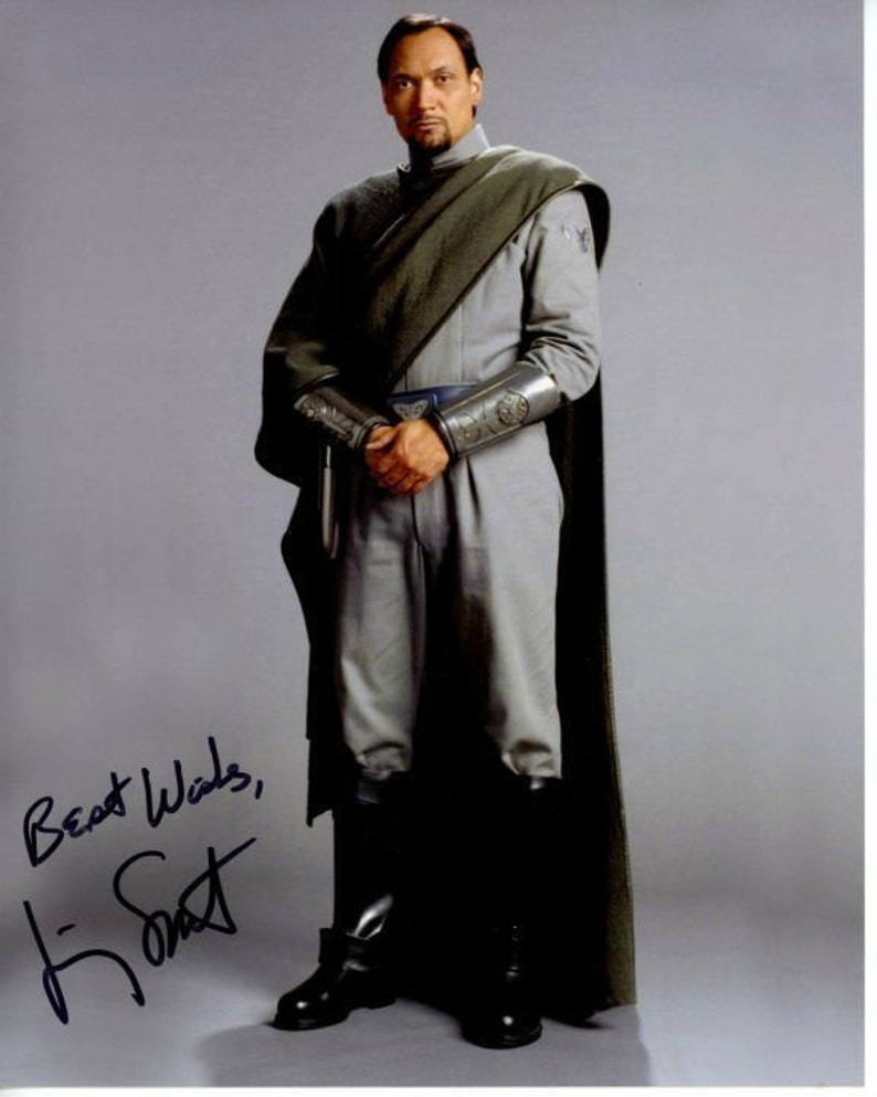 Jimmy smits signed autographed star wars bail organa Photo Poster painting