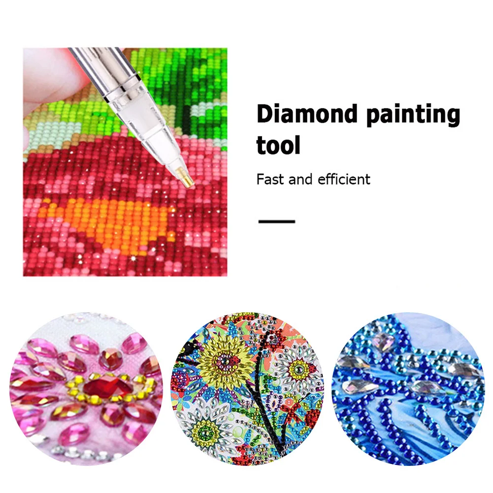 5D DIY Diamond Painting Pen with Lighting Luminous Point Drill Dotting Pen