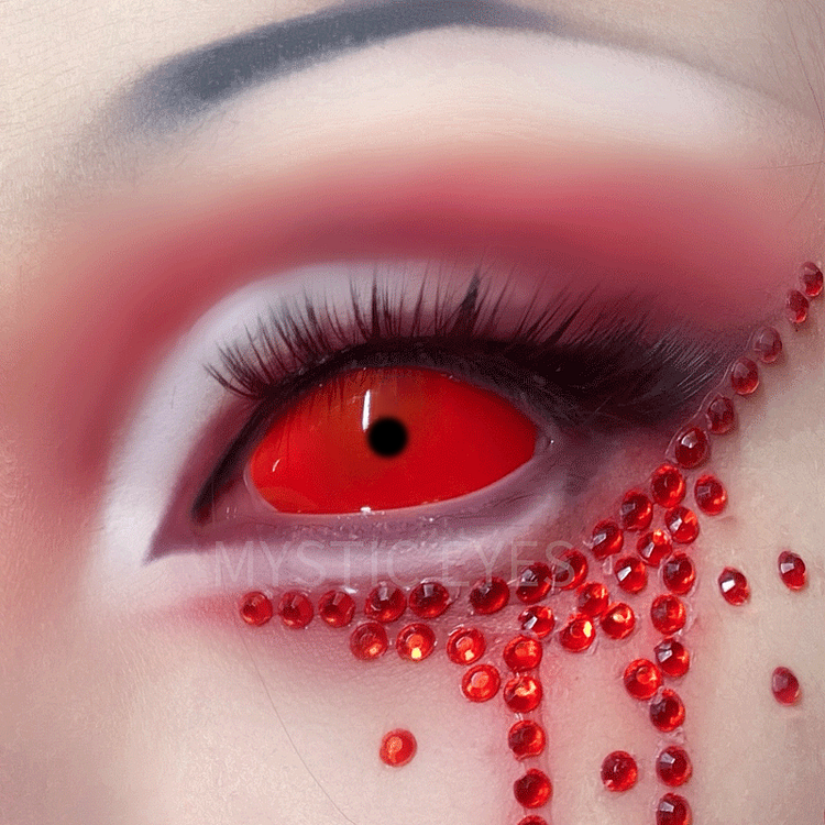 Red Sclera Halloween Contact Lenses