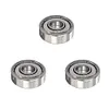10pcs Ball Bearings 607ZZ Deep Groove Miniature Bearings for Skateboard Scooter