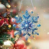 Diamond Painting 2D Flat Winter Snowflake Wall Door Decor