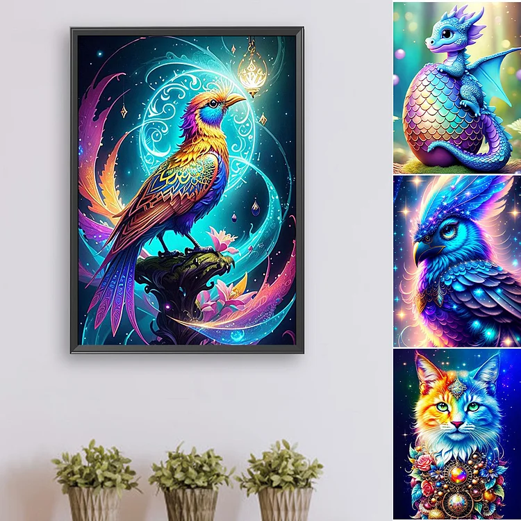 DIY Fishing Diamond Art - Animal Diamond Painting, Full Round