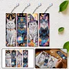 4Pcs Halloween Katze - 5d DIY Handwerk Lesezeichen