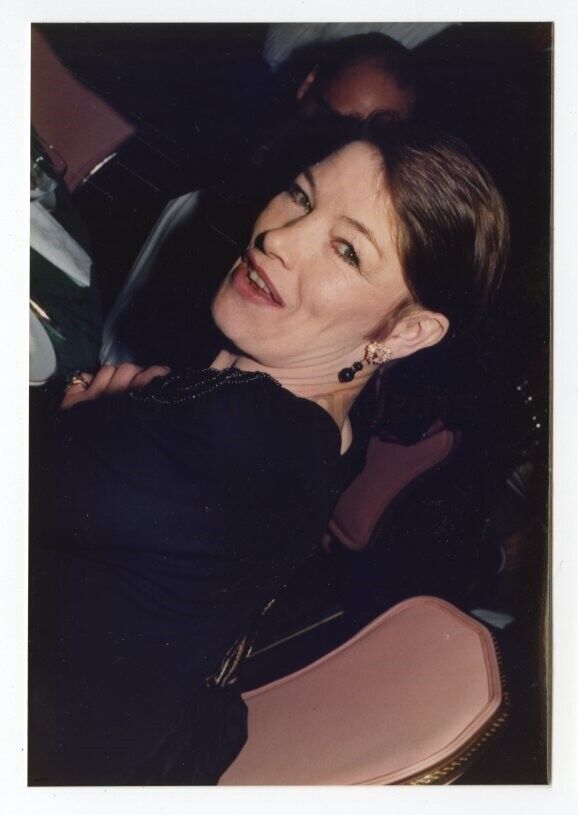 Glenda Jackson - Candid Photo Poster paintinggraph by Peter Warrack - Previously Unpublished