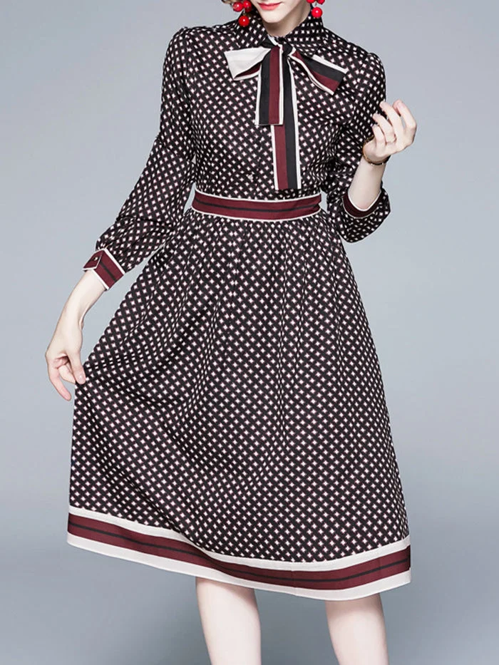 Long Sleeved Floral Dress with Long Sleeves